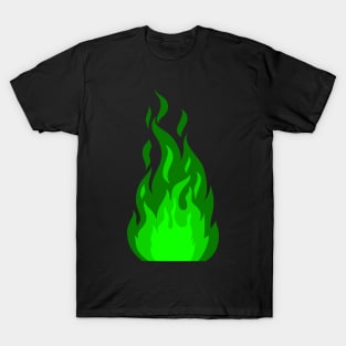 Green Fire Ball T-Shirt